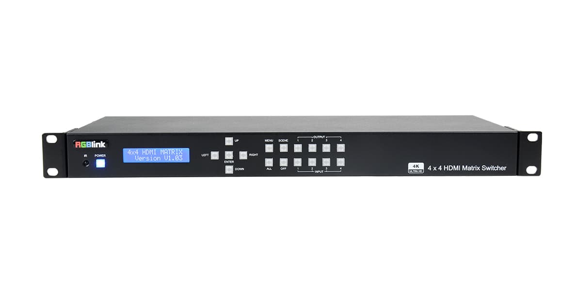 DXP H0404 4x4 HDMI 2.0 Matrix Image 1