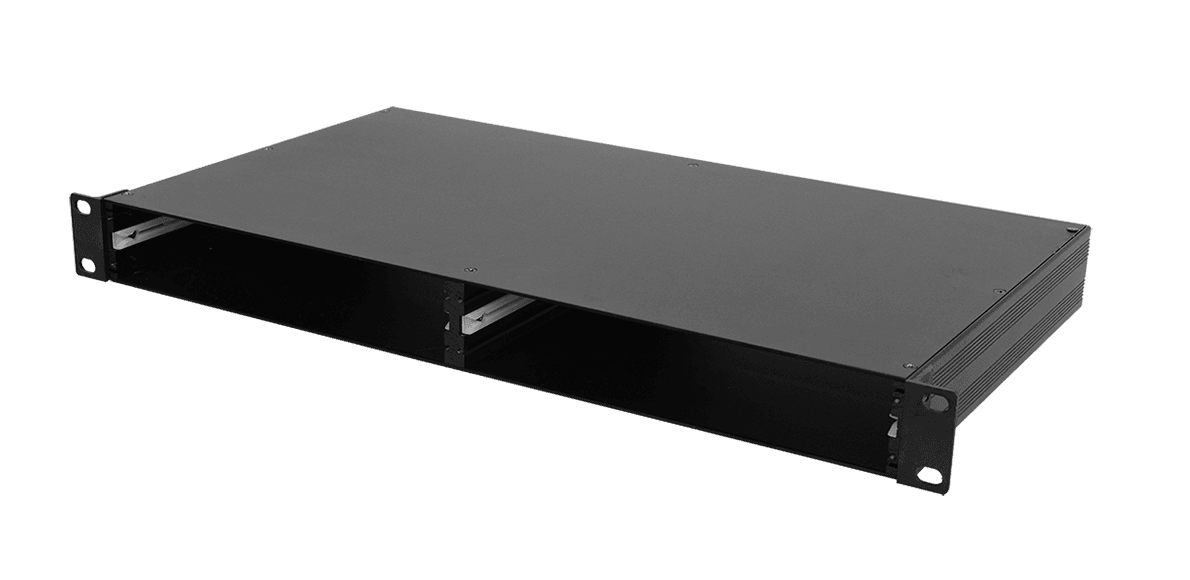 1U Rack Housing for 2 ½ Width Devices