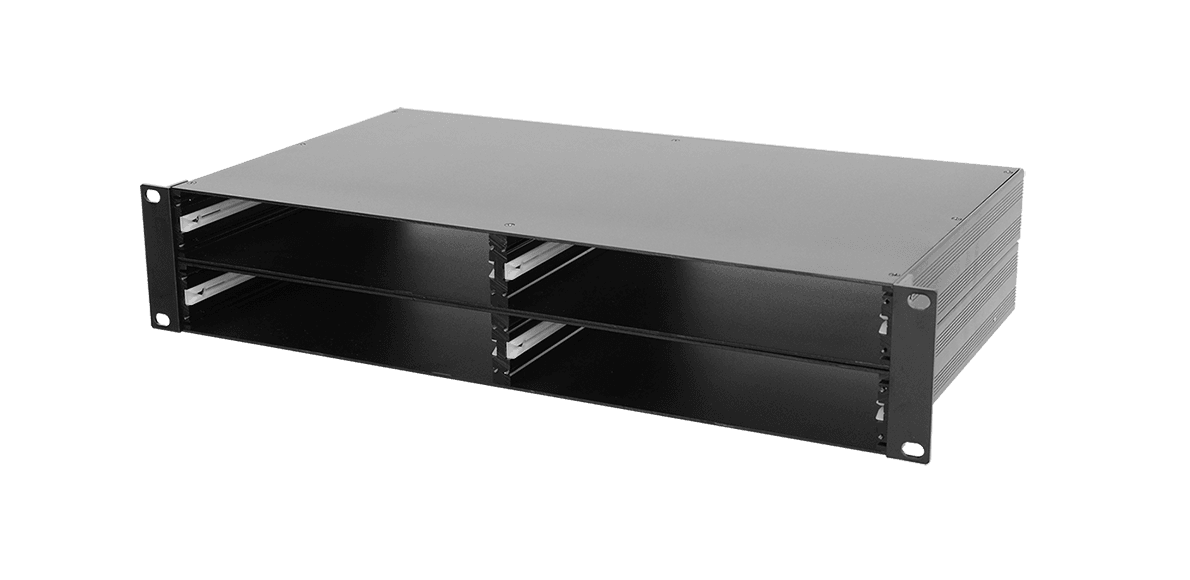 2U Rack Housing for 4 ½ Width Devices
