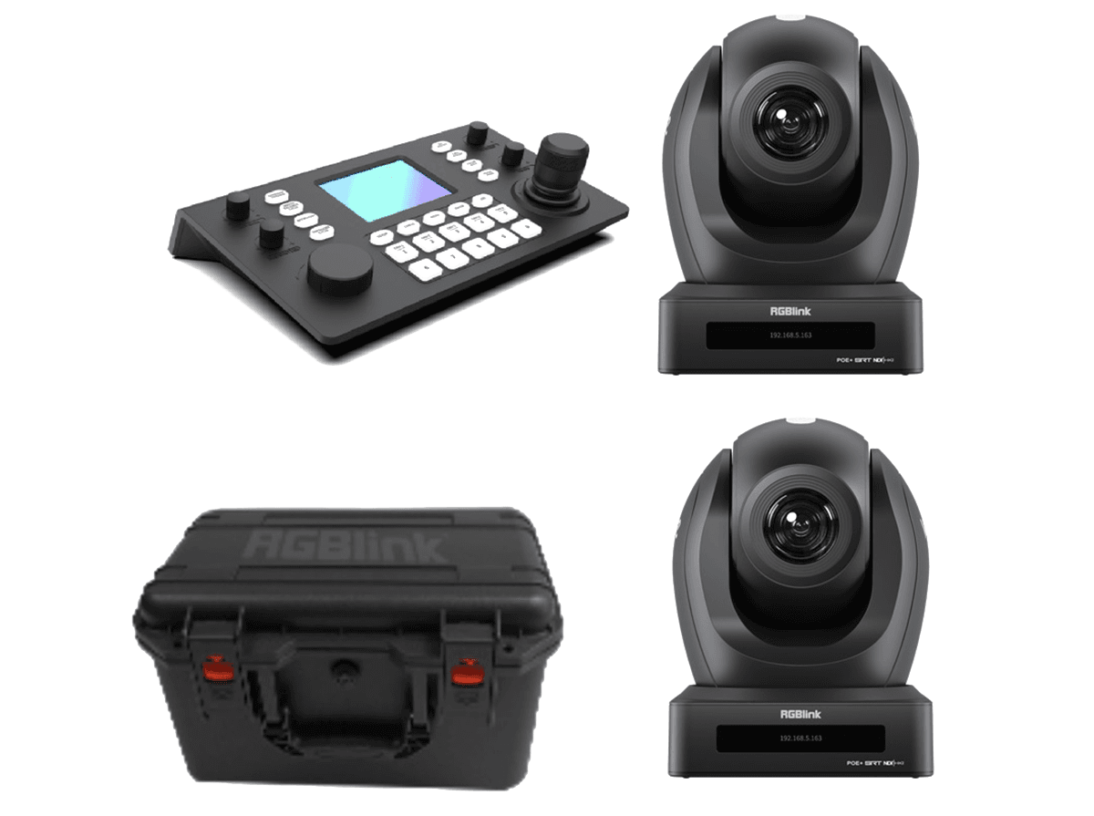 PTZ Bundle: PTZ Controller & 2 vue 4K 20X